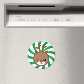 Kawaii Reindeer Magnet Magneet (Insitu (Vaatwasser))