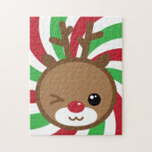 Kawaii Reindeer Puzzle (Vertical)