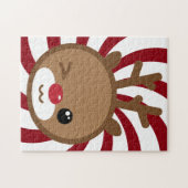 Kawaii Reindeer Puzzle Legpuzzel (Horizontaal)