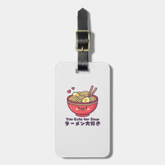 Kawaii Rode Ramen Kom Bagagelabel