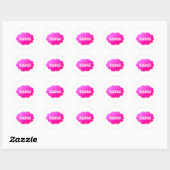 Kawaii Ronde Sticker (Vel)