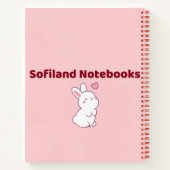 Kawaii roze 🧡💗✨ notitieboek (Achterkant)