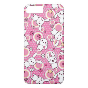 kawaii roze patroon iPhone 8 plus / 7 plus hoesje