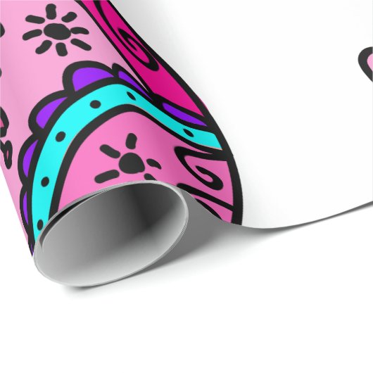 kawaii roze Russische dollar Cadeaupapier (Rol Hoek)