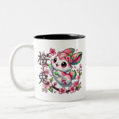 Kawaii Sakura Bunny Mug (Gauche)