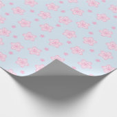 Kawaii Sakura Cherry Blossoms Cadeaupapier (Hoek)