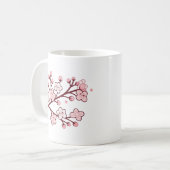 Kawaii sakura flowers  koffiemok (Voorkant links)