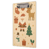 Kawaii Santa & Reindeer – Festive Christmas Klembord (Links)