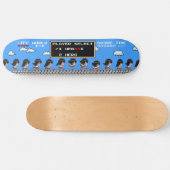 Kawaii-schaatser Skateboard (Horizontaal)