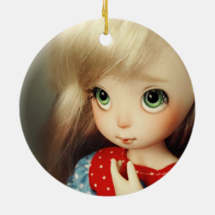 kawaii schattig elf doll bjd mooi  meisje keramisch ornament