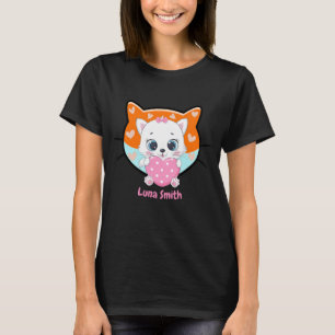 Kawaii schattig kitten kat mam cadeau t-shirt