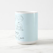 kawaii schattig liefde koffiemok (Center)