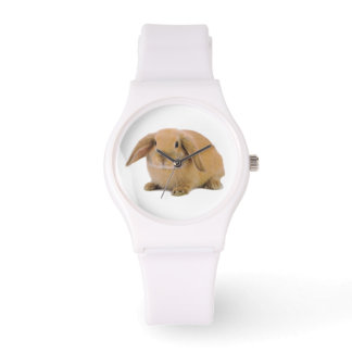 Kawaii Schattig Lop Konijntje Konijn Horloge
