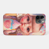 Kawaii schattig meisje met ijsjes Case-Mate iPhone case (Achterkant (horizontaal))