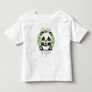 Kawaii Schattige Baby Panda Eating Avocado Kinder Shirts