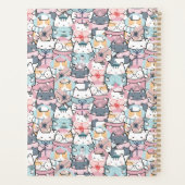 Kawaii Schattige kattenpatroon (3) Planner (Achterkant)