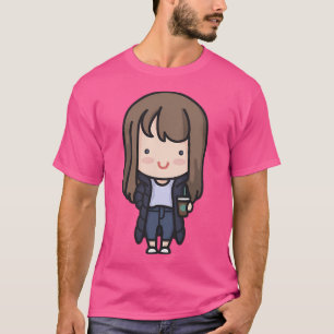 Kawaii Schattige Koreaans Hipster Meisje Cartoon T-shirt