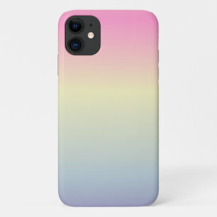kawaii schattige unicorn roze pastelkleur iPhone 11 hoesje