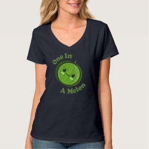 Kawaii Schattige Watermeloen Een In Een Meloen Gra T-shirt