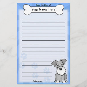 Kawaii Schnauzer Stationery Briefpapier