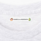 Kawaii School Cute Design Iron On  Labels (Aangebracht)