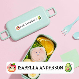 Kawaii School Cute Design Waterdichte Label