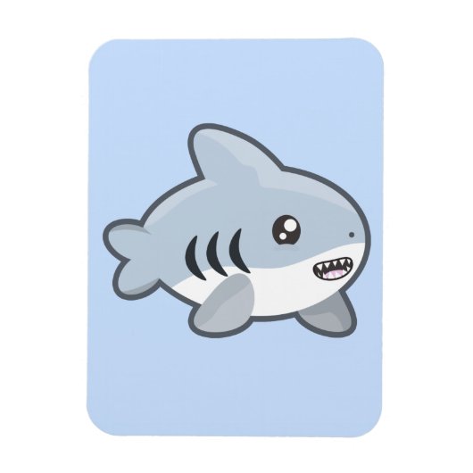 Kawaii Shark Magneet (Verticaal)