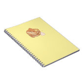 Kawaii Shiba Inu Bananas Carnet de crêpes (Côté Droit)