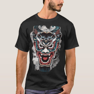 Kawaii Sichuan Opera gezichtsmasker T-shirt