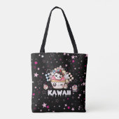 Kawaii skull cupcakes tote bag (Achterkant)