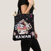 Kawaii skull cupcakes tote bag (Dichtbij)