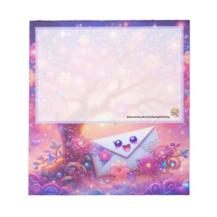 Kawaii Slakkenpost Envelope Notitieblok