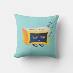 Kawaii Slapende Alarm Clock Character Kussen