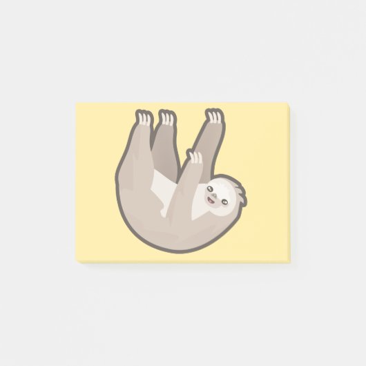 Kawaii Sloth Post-it® Notes (Voorkant)