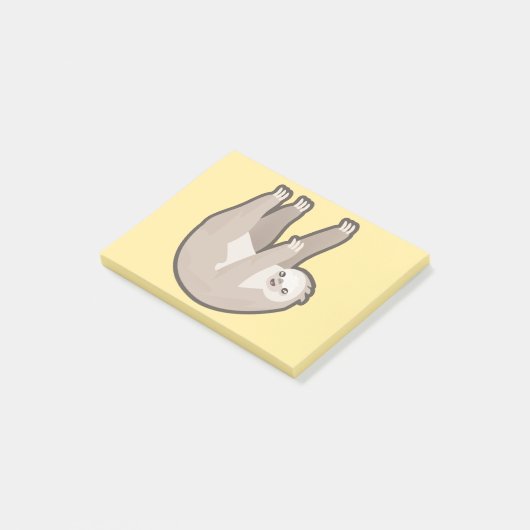 Kawaii Sloth Post-it® Notes (Schuin)