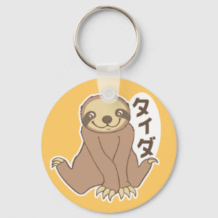 Kawaii Sloth Sleutelhanger