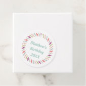 Kawaii Smiling Snoep Gift Label voor Personalisati (In situ)