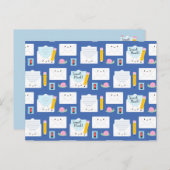 Kawaii Snail Mail Briefkaart (Voorkant / Achterkant)