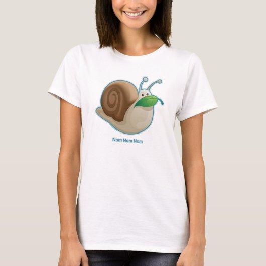 Kawaii Snail T-shirt (Voorkant)