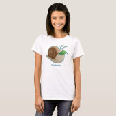 Kawaii Snail T-shirt (Voorkant volledig)