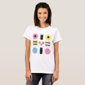 Kawaii Snoep Licorice Allsorts T-shirt (Voorkant volledig)