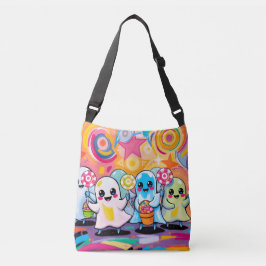 Kawaii Snoep Parade Kleurrijke Schattigee Cartoon Crossbody Tas