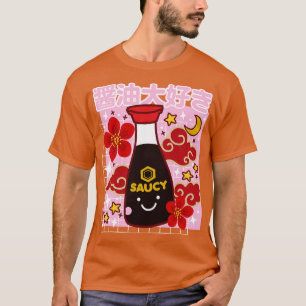 Kawaii Sojasaus Schattige Ik hou van Shoyu Japans  T-shirt