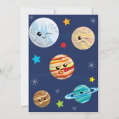 Kawaii Solar System buiten deze werelddag Kaart (Achterkant)
