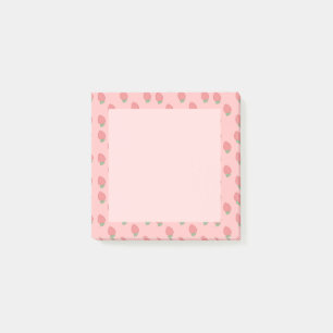 Kawaii Spaanse Roze Aardbeien Post-it® Notes