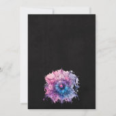 Kawaii Spider Halloween Verjaardagsfeest Kaart (Achterkant)