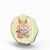 Kawaii Squirrel Samurai. Fotoblokken (Rechts)