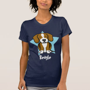 Kawaii Star Beagle Dames T-Shirt
