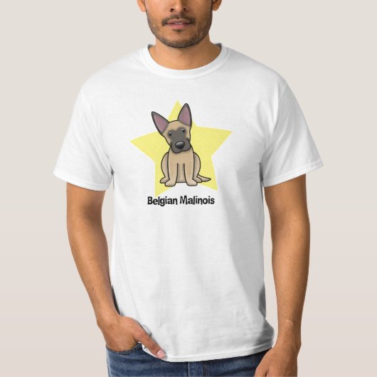 Kawaii Star Belgium Malinois T-shirt (Voorkant)