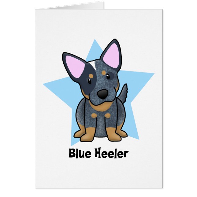 Kawaii Star Blue Heeler (Voorkant)